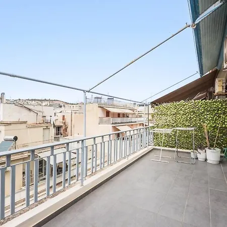 Modern Spacious Apt In Atene Esterno foto